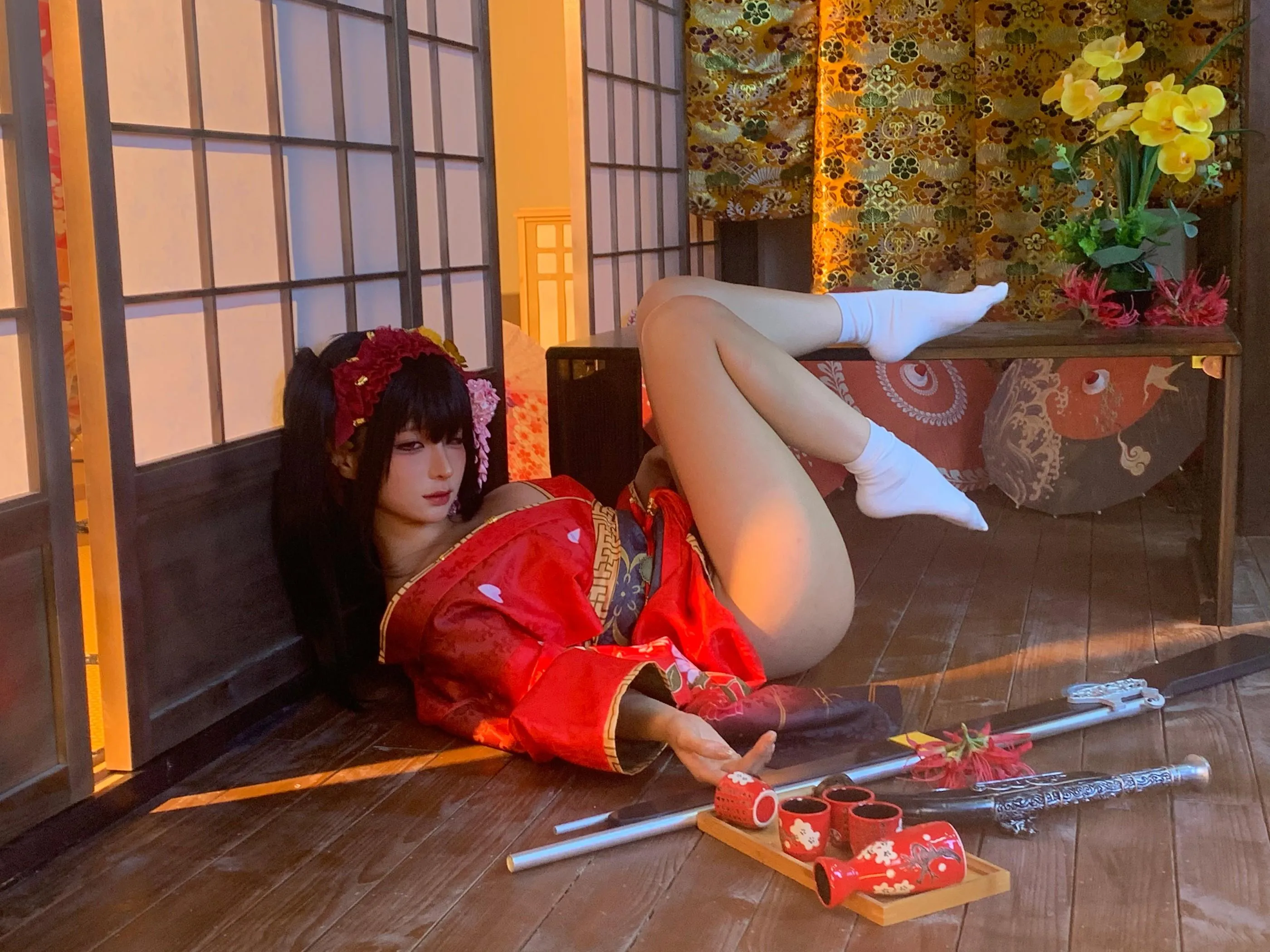 蠢沫沫 – NO.304 狂三和服cos-狂三 花絮 [114P]插图3